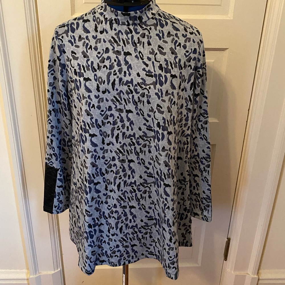 Tyler Boe Chrissy Jacquard Tunic Large